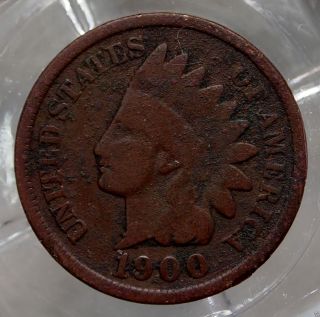 Very Good 1900 - P Indian Head Cent. . . . . .  10281 photo