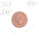 1868 1c Bn Indian Cent Circulated But Scarce & In Small Cents photo 1