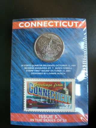 1999 50 State Quarters® Greetings From America Portffolio Usps Package photo
