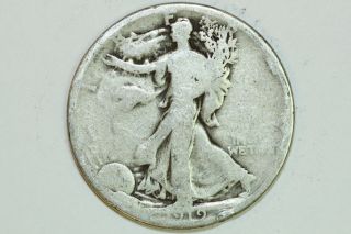 Very Good 1919 San Francisco Walking Liberty Silver Half Dollar (wl730) photo