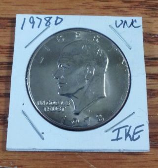 1978 - D Ike Clad Dollar Unc photo