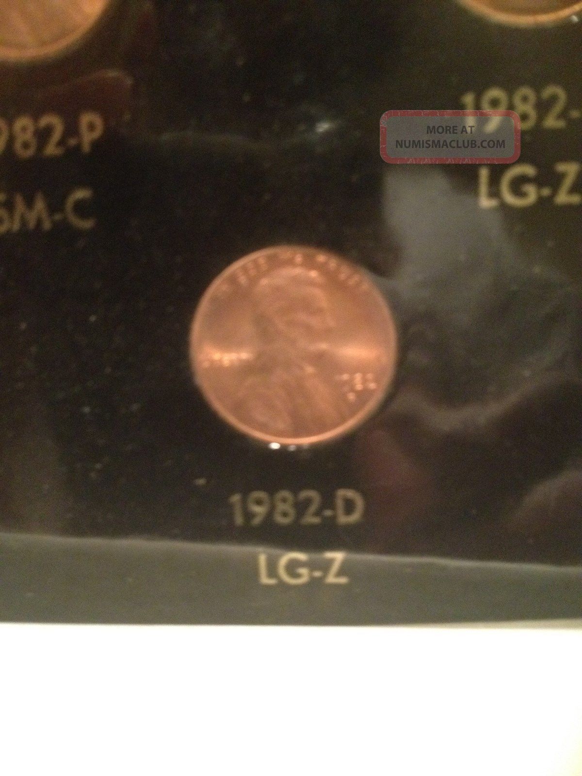 1982 P Lincoln Memorial Cent - Small Date Copper - Hand Picked Red Uncirculated