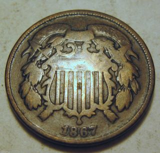 1867 Two Cent - (99f) photo