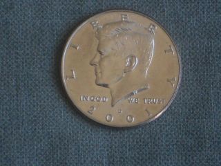 2001 - D 50c Kennedy Half Dollar - Very Good Cond. photo
