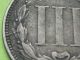 1866 Three 3 Cent Nickel - Fine/vf Details - Die Cracks? Three Cents photo 2