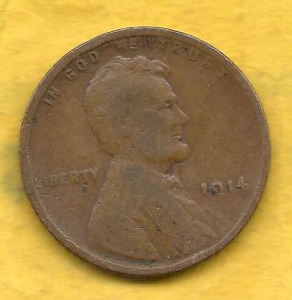 1914 Lincoln Cent,  $1, ,  100 Years Old. photo