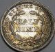 1858 Seated Liberty Half Dime Bu+ With Album Tone Very Pretty Coin Half Dimes photo 3