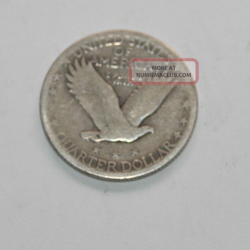 1929 D 25c Standing Liberty Quarter, Very Good