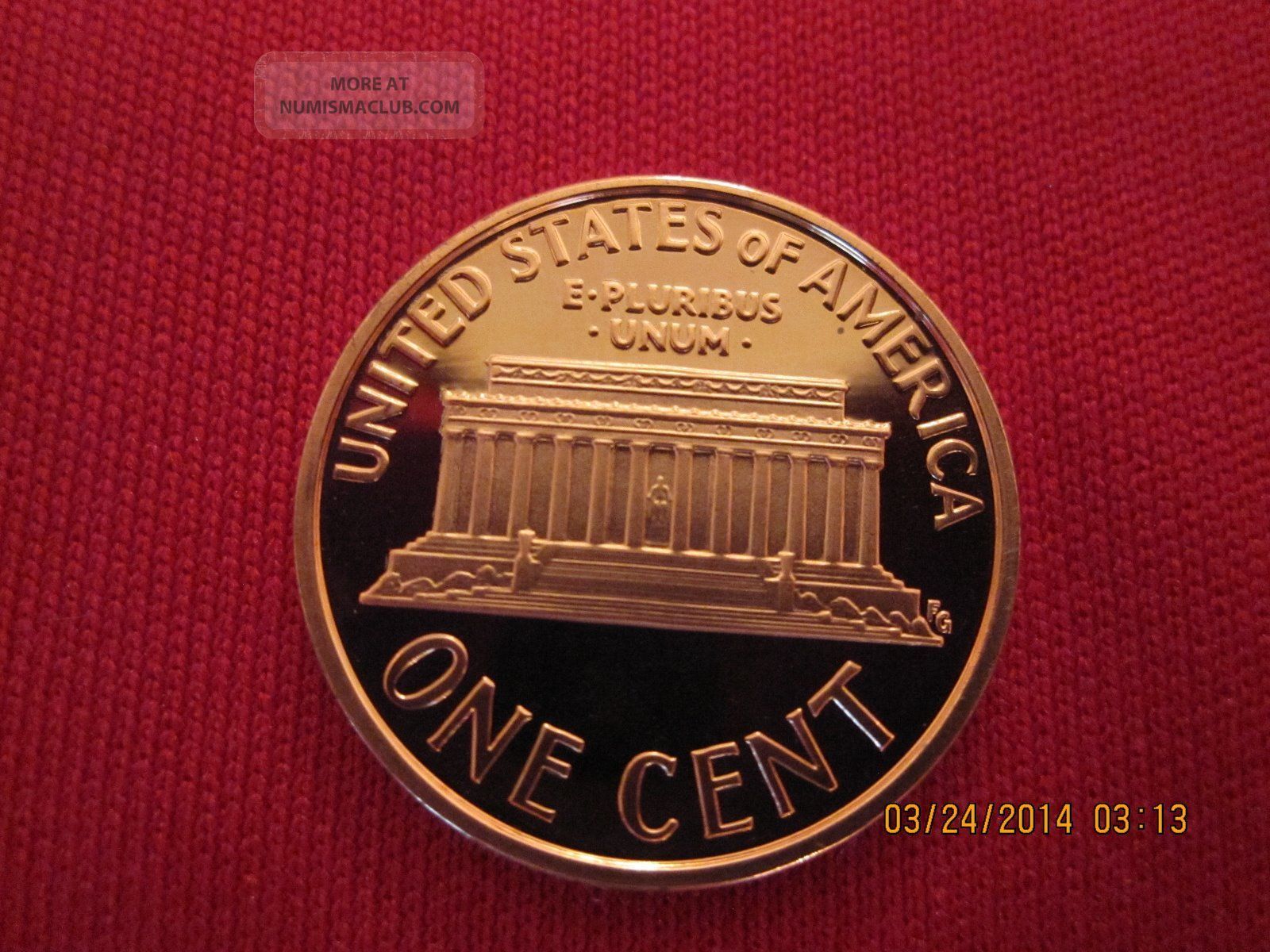 2013-S San Francisco Proof Lincoln Cent – Cameo Finish, Uncirculated US Mint Coin