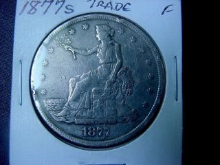 1877 - S U.  S.  Trade Dollar Large 