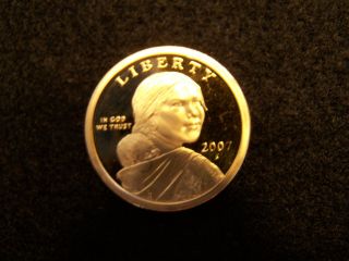 2007 S Native American Sacagawea Dollar Gem Deep Cameo Proof Us Coin photo