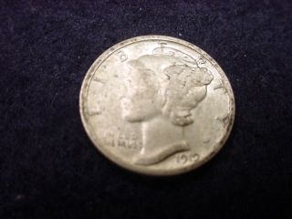 1919 - S Mercury Dime Outstanding Extra Fine++ Coin With Luster 79 photo
