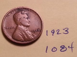 1923 Lincoln Cent Fine Detail Great Coin (1084) Wheat Back Penny photo