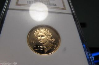1988 W Olympic 1/4 Oz Gold Coin Ngc $5 Pf 69 Ultra Cameo photo