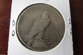1924 - S Peace Dollar Semi Key Date 90% Silver 01 photo