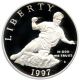 1997 - S Jackie Robinson $1 Pcgs Proof 70 Dcam Modern Commemorative Silver Dollar Commemorative photo 2