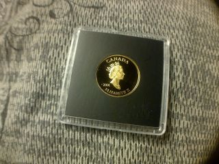 2001 Proof Canada 3 Cent Piece 24k Over.  925 Silver photo