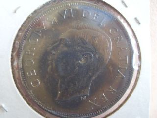 1950 S$1 Canada Dollar King George Vi Xf photo