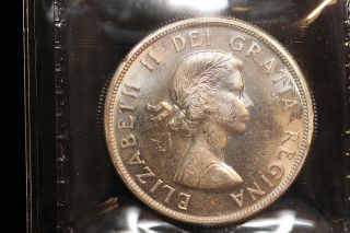 1963 Canada.  1$ Dollar.  Voyageur.  Iccs Graded Ms - 63 (xkf977) photo