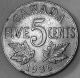 Canada 1936 5 Cents,  Far Rim Variety - - - Bold - - - Coins: Canada photo 1