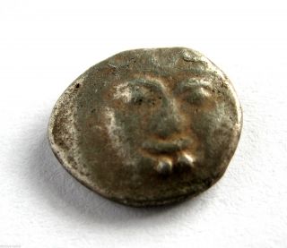 480 B.  C Ancient Greece Mysia - Parion Civic Coinage Silver Hemmi - Drachma Coin photo