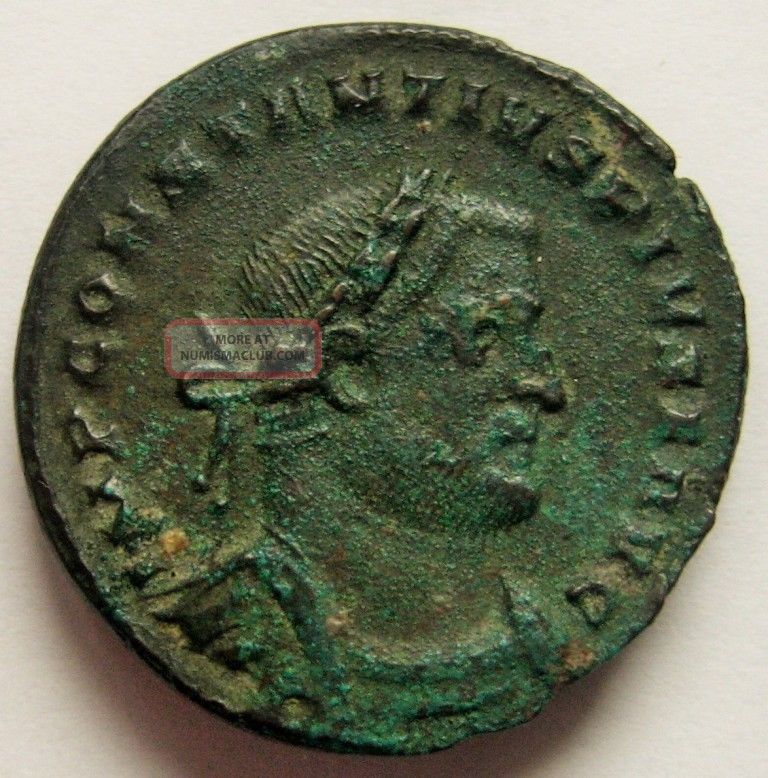 Constantius I Follis Ric 48 Of London Dated 305 - 306 Coins: Ancient photo
