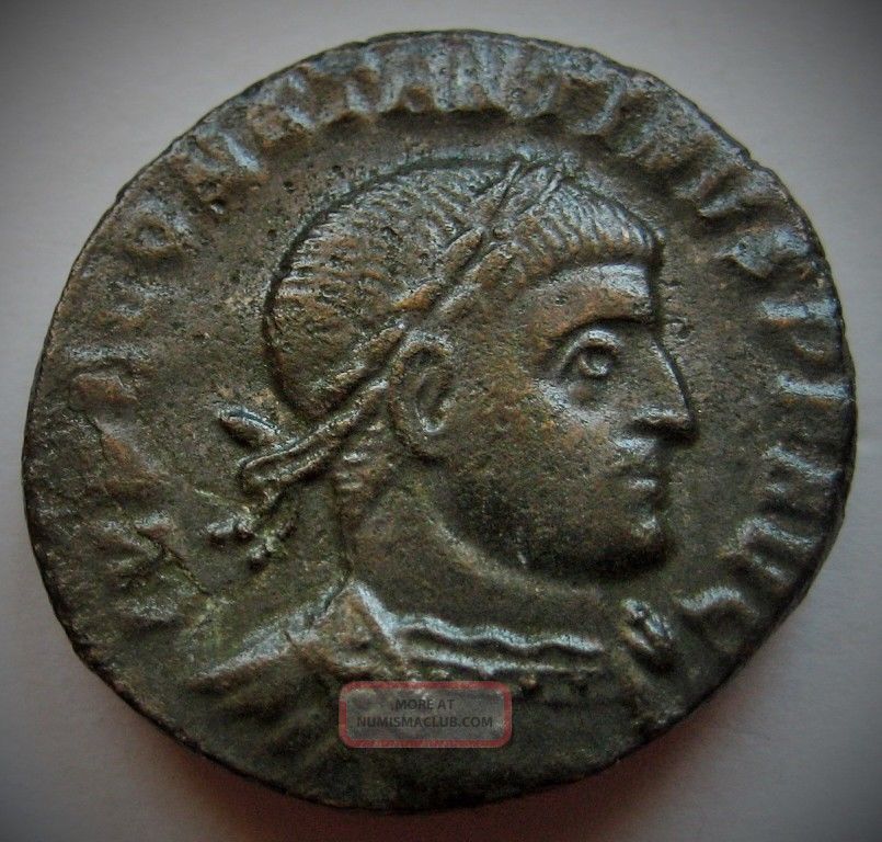 Constantinus I Follis Ric 94 Of Ostia Dated: 312 - 313