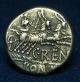 Scarce Republican Denarius,  138 Bc,  C.  Renius,  Juno In Biga Of Goats, Coins: Ancient photo 2