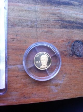 Julius Caesar $25 Republic Of Liberia Gold Coin 2000 American photo