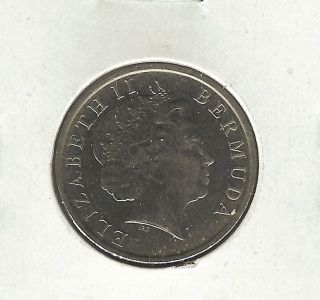 Bermuda 25 Cents,  1999 photo