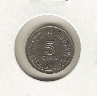 Singapore 5 Cents,  1976 photo