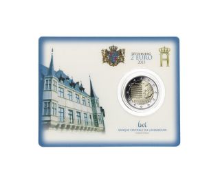 - Coincard Luxembourg 2 Euro Commemorative 2013 - Anthem photo