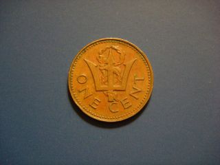 Barbados 1 Cent,  1973 Coin photo
