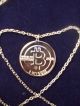 24 Karat Gp Gold Bitcoin Physical Necklace Like Casascius Lealana Titan Btc Ltc Coins: World photo 5