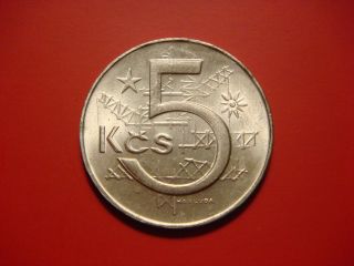 Czechoslovakia 5 Korun,  1982 Coin photo