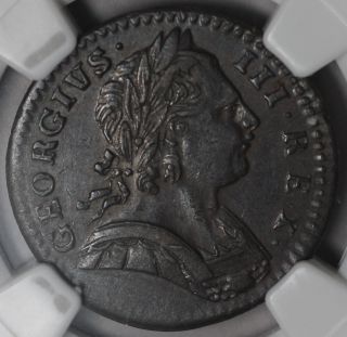 1774 Ngc Au 50 Farthing 1/4 Penny (king George Iii) Ngc Pop 1/5 Great Britain photo