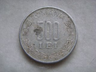 Romania 500 Lei,  2000 Coin photo