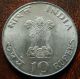 Mahatma Gandhi 10 Rupee Silver Coin Unc Luster India Republic 1869 - 1948 (mg Tr9) India photo 1