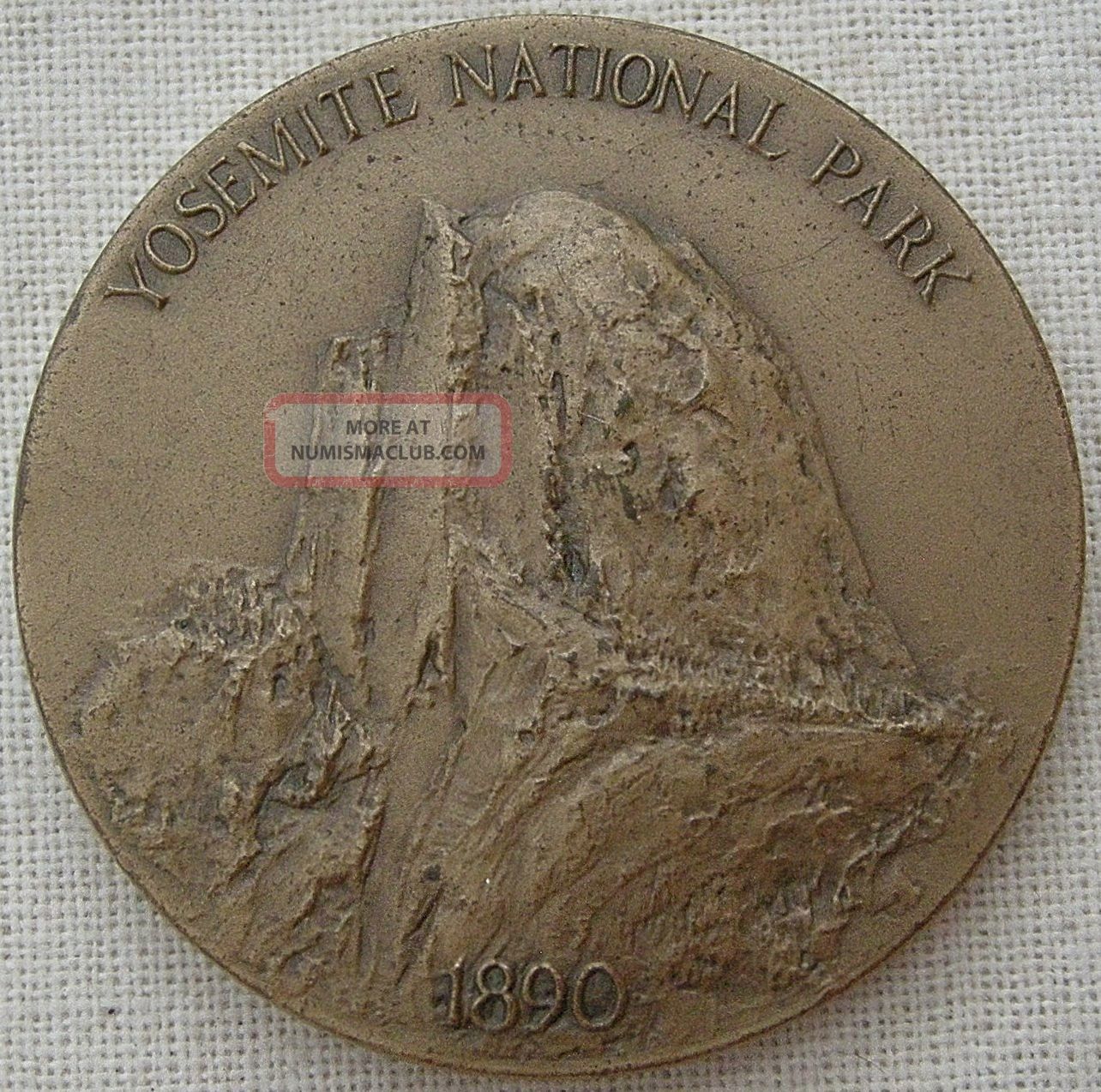 Maco.  National Parks Centennial,  Yosemite Medal,  1972 By Frank Hagel Exonumia photo