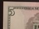 Rare 2009 $5 Star Note Jf 00571741 About Uncirculated Small Size Notes photo 5