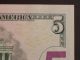 Rare 2009 $5 Star Note Jf 00571741 About Uncirculated Small Size Notes photo 8