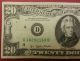 Twenty $20 Dollar Bill 1977 Rare Old Paper Money Small Size Notes photo 1