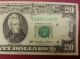 Twenty $20 Dollar Bill 1977 Rare Old Paper Money Small Size Notes photo 3