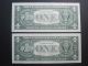 1977 $1 Uncirculated Consecutive Star Note Replacement Us Collectible Currency Small Size Notes photo 1