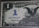 1899 Rare $1 Pcgs 55 Major Error Cut Butterfly Silver Certificate Us Bank Note Large Size Notes photo 1