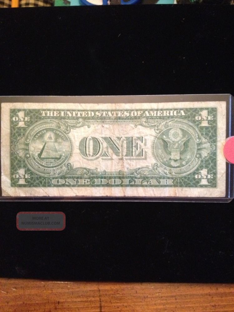 Silver Certificate 1935 F Star Note In Protective Sleeve Silver Certificate 1935 F Star Note In Protective Sleeve