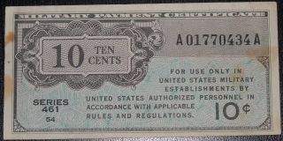 Us Mpc Series 461 10 Cents 0434a photo