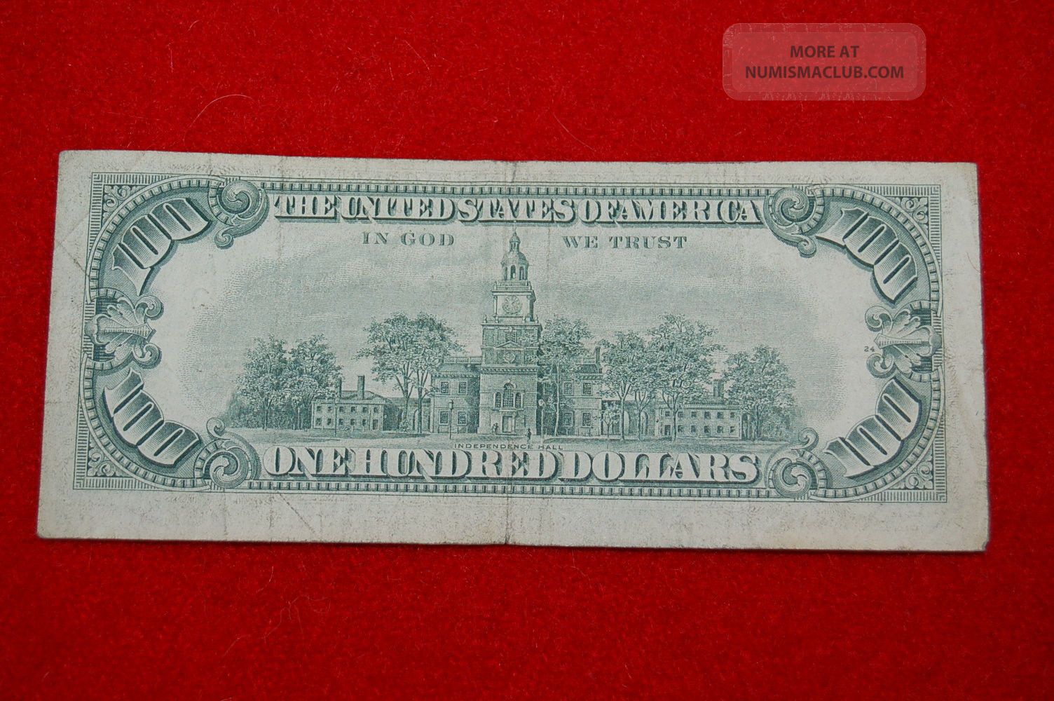 100 1974 Series Hundred Dollar Bill York Federal Reserve Note