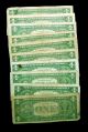 (10) 1957 $1 One Dollar Silver Certificate Blue Seal - Only 1 Is A Star Note 4 Small Size Notes photo 1