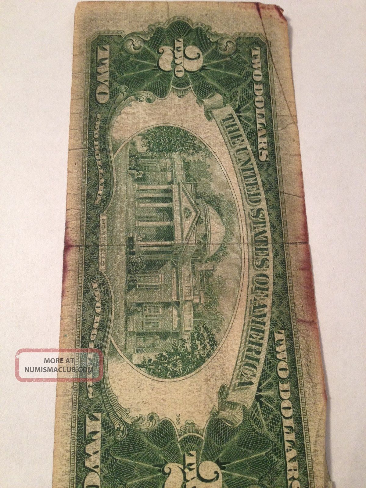 1953 Dollar2 Bill Red Seal Value - trof1z7